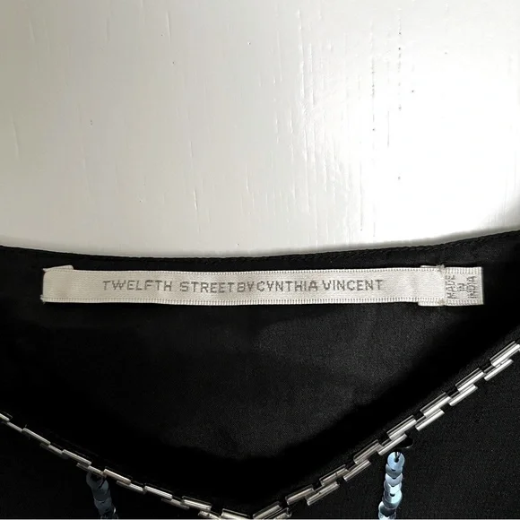 Twelfth Street By Cynthia Vincent | Size Small Navajo Beaded Little Blac… - Picture 6 of 7